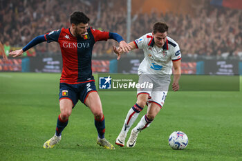 2024-04-29 - Serie A, day 34, Stadio Ferraris, Genova, Genoa - Cagliari, in the photo: Martin and Oristanio - GENOA CFC VS CAGLIARI CALCIO - ITALIAN SERIE A - SOCCER