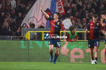 2024-04-29 - Serie A, day 34, Stadio Ferraris, Genova, Genoa - Cagliari, in the photo: exultation Frendrup - GENOA CFC VS CAGLIARI CALCIO - ITALIAN SERIE A - SOCCER