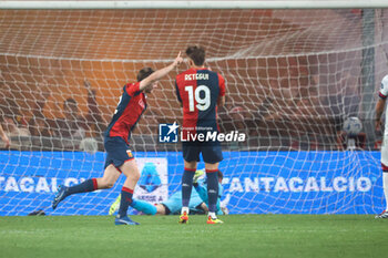 2024-04-29 - Serie A, day 34, Stadio Ferraris, Genova, Genoa - Cagliari, in the photo: exultation Frendrup - GENOA CFC VS CAGLIARI CALCIO - ITALIAN SERIE A - SOCCER