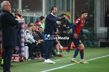 2024-04-29 - Serie A, day 34, Stadio Ferraris, Genova, Genoa - Cagliari, in the photo: mister Alberto Gilardino - GENOA CFC VS CAGLIARI CALCIO - ITALIAN SERIE A - SOCCER