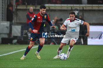 2024-04-29 - Serie A, day 34, Stadio Ferraris, Genova, Genoa - Cagliari, in the photo: Martin and Oristanio - GENOA CFC VS CAGLIARI CALCIO - ITALIAN SERIE A - SOCCER