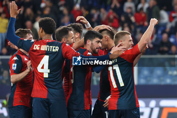 2024-04-29 - Serie A, day 34, Stadio Ferraris, Genova, Genoa - Cagliari, in the photo: exultation Gudmundsson - GENOA CFC VS CAGLIARI CALCIO - ITALIAN SERIE A - SOCCER