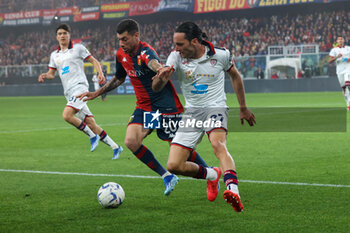 2024-04-29 - Serie A, day 34, Stadio Ferraris, Genova, Genoa - Cagliari, in the photo: Sabelli and Augello - GENOA CFC VS CAGLIARI CALCIO - ITALIAN SERIE A - SOCCER