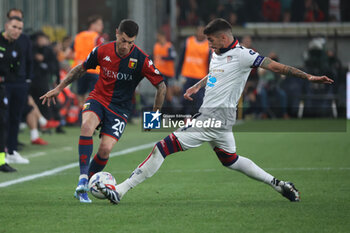 2024-04-29 - Serie A, day 34, Stadio Ferraris, Genova, Genoa - Cagliari, in the photo: Sabelli and Deiola - GENOA CFC VS CAGLIARI CALCIO - ITALIAN SERIE A - SOCCER