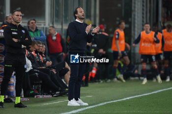 2024-04-29 - Serie A, day 34, Stadio Ferraris, Genova, Genoa - Cagliari, in the photo: mister Alberto Gilardino - GENOA CFC VS CAGLIARI CALCIO - ITALIAN SERIE A - SOCCER