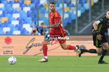 2024-04-28 - Leonardo Spinazzola of AS Roma in action during the Serie A Match between SSC Napoli vs AS Roma at Diego Armando Maradona Stadium - SSC NAPOLI VS AS ROMA - ITALIAN SERIE A - SOCCER