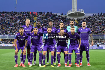 2024-05-17 - ACF Fiorentina's team line-up with ACF Fiorentina's new shirt 2024/2025 - ACF FIORENTINA VS SSC NAPOLI - ITALIAN SERIE A - SOCCER