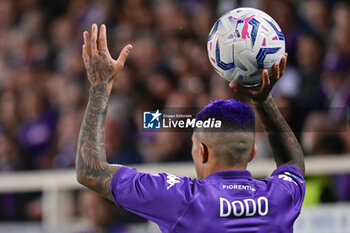 2024-05-17 - ACF Fiorentina's defender Domilson Cordeiro dos Santos knows as Dodo with purple hairs - ACF FIORENTINA VS SSC NAPOLI - ITALIAN SERIE A - SOCCER
