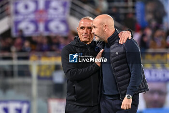 2024-05-17 - ACF Fiorentina's coach Vincenzo Italiano and SSC Napoli's coach Francesco Calzona - ACF FIORENTINA VS SSC NAPOLI - ITALIAN SERIE A - SOCCER