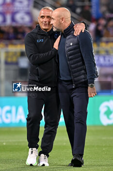 2024-05-17 - ACF Fiorentina's coach Vincenzo Italiano and SSC Napoli's coach Francesco Calzona - ACF FIORENTINA VS SSC NAPOLI - ITALIAN SERIE A - SOCCER