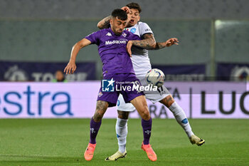 2024-05-17 - ACF Fiorentina's forward Nicolas Gonzalez against SSC Napoli's defender Mathias Olivera - ACF FIORENTINA VS SSC NAPOLI - ITALIAN SERIE A - SOCCER