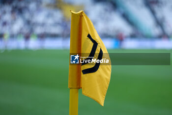 2024-05-12 - 13/05/2024 Serie A, 35° day, Torino, Allianz Stadium, in the photo: flag bandiera - JUVENTUS FC VS US SALERNITANA - ITALIAN SERIE A - SOCCER