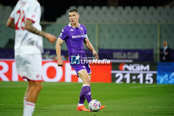 2024-05-13 - Nikola Milenkovic (ACF Fiorentina) during the Italian championship Serie A football match between ACF Fiorentina and AC Monza on May 13, 2024 at the Artemio Franchi stadium in Florence, Italy - FOOTBALL - ITALIAN CHAMP - FIORENTINA V MONZA - ITALIAN SERIE A - SOCCER