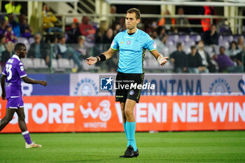 2024-05-13 - Luca Zufferli (Referee) during the Italian championship Serie A football match between ACF Fiorentina and AC Monza on May 13, 2024 at the Artemio Franchi stadium in Florence, Italy - FOOTBALL - ITALIAN CHAMP - FIORENTINA V MONZA - ITALIAN SERIE A - SOCCER