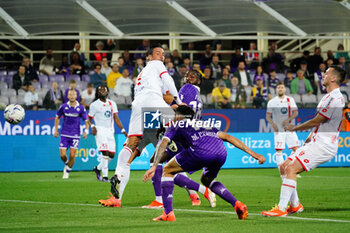 2024-05-13 - Nicolas Gonzalez (ACF Fiorentina) scores the goal during the Italian championship Serie A football match between ACF Fiorentina and AC Monza on May 13, 2024 at the Artemio Franchi stadium in Florence, Italy - FOOTBALL - ITALIAN CHAMP - FIORENTINA V MONZA - ITALIAN SERIE A - SOCCER