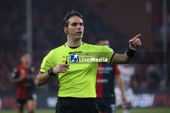 2024-05-24 - 24/05/2024 Serie A, Stadio Luigi Ferraris, Genova, Genoa - Bologna, in the photo: referee Santoro - GENOA CFC VS BOLOGNA FC - ITALIAN SERIE A - SOCCER