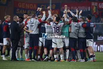 2024-05-24 - 24/05/2024 Serie A, Stadio Luigi Ferraris, Genova, Genoa - Bologna, in the photo: Bologna end match - GENOA CFC VS BOLOGNA FC - ITALIAN SERIE A - SOCCER