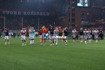 2024-05-24 - 24/05/2024 Serie A, Stadio Luigi Ferraris, Genova, Genoa - Bologna, in the photo: Bologna end match - GENOA CFC VS BOLOGNA FC - ITALIAN SERIE A - SOCCER