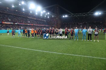 2024-05-24 - 24/05/2024 Serie A, Stadio Luigi Ferraris, Genova, Genoa - Bologna, in the photo: Genoa end match - GENOA CFC VS BOLOGNA FC - ITALIAN SERIE A - SOCCER