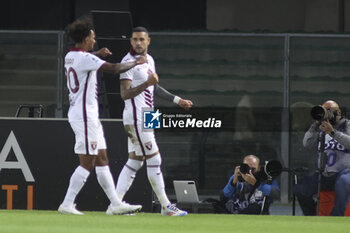 2024-09-20 - Antonio Sanabria of Torino FC0 celebrates after scoring during Hellas Verona FC vs Torino FC , 5° Serie A Enilive 2024-25 game at Marcantonio Bentegodi Stadium in Verona (VR), Italy, on September 20, 2024. - HELLAS VERONA FC VS TORINO FC - ITALIAN SERIE A - SOCCER