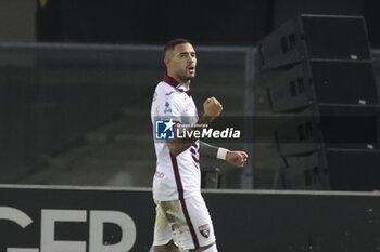 2024-09-20 - Antonio Sanabria of Torino FC0 celebrates after scoring during Hellas Verona FC vs Torino FC , 5° Serie A Enilive 2024-25 game at Marcantonio Bentegodi Stadium in Verona (VR), Italy, on September 20, 2024. - HELLAS VERONA FC VS TORINO FC - ITALIAN SERIE A - SOCCER