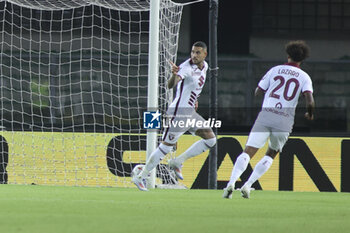 2024-09-20 - Antonio Sanabria of Torino FC0 celebrates after scoring during Hellas Verona FC vs Torino FC , 5° Serie A Enilive 2024-25 game at Marcantonio Bentegodi Stadium in Verona (VR), Italy, on September 20, 2024. - HELLAS VERONA FC VS TORINO FC - ITALIAN SERIE A - SOCCER