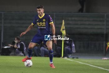 2024-09-20 - Giangiacomo Magnani of Hellas Verona FC play the ball during Hellas Verona FC vs Torino FC , 5° Serie A Enilive 2024-25 game at Marcantonio Bentegodi Stadium in Verona (VR), Italy, on September 20, 2024. - HELLAS VERONA FC VS TORINO FC - ITALIAN SERIE A - SOCCER