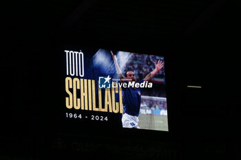 2024-09-20 - in memory of Totò Schillaci during Hellas Verona FC vs Torino FC , 5° Serie A Enilive 2024-25 game at Marcantonio Bentegodi Stadium in Verona (VR), Italy, on September 20, 2024. - HELLAS VERONA FC VS TORINO FC - ITALIAN SERIE A - SOCCER