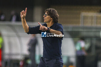 2024-09-20 - Paolo Vanoli Head Coach of Torino FC gestures during Hellas Verona FC vs Torino FC , 5° Serie A Enilive 2024-25 game at Marcantonio Bentegodi Stadium in Verona (VR), Italy, on September 20, 2024. - HELLAS VERONA FC VS TORINO FC - ITALIAN SERIE A - SOCCER