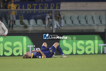 2024-09-20 - Martin Frese of Hellas Verona FC expresses disappointment during Hellas Verona FC vs Torino FC , 5° Serie A Enilive 2024-25 game at Marcantonio Bentegodi Stadium in Verona (VR), Italy, on September 20, 2024. - HELLAS VERONA FC VS TORINO FC - ITALIAN SERIE A - SOCCER