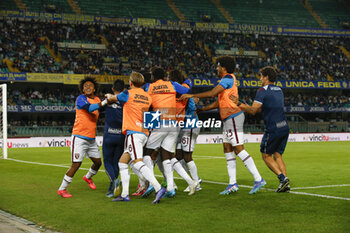 2024-09-20 - Ché Adams of Torino FC celebrates after scoring during Hellas Verona FC vs Torino FC , 5° Serie A Enilive 2024-25 game at Marcantonio Bentegodi Stadium in Verona (VR), Italy, on September 20, 2024. - HELLAS VERONA FC VS TORINO FC - ITALIAN SERIE A - SOCCER