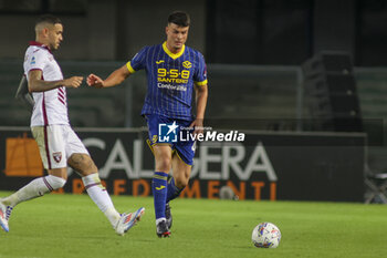 2024-09-20 - Flavius Daniliuc of Hellas Verona during Hellas Verona FC vs Torino FC , 5° Serie A Enilive 2024-25 game at Marcantonio Bentegodi Stadium in Verona (VR), Italy, on September 20, 2024. - HELLAS VERONA FC VS TORINO FC - ITALIAN SERIE A - SOCCER