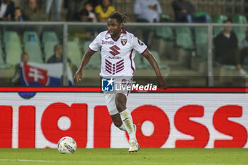 2024-09-20 - Adrien Tameze of Torino FC play the ball during Hellas Verona FC vs Torino FC , 5° Serie A Enilive 2024-25 game at Marcantonio Bentegodi Stadium in Verona (VR), Italy, on September 20, 2024. - HELLAS VERONA FC VS TORINO FC - ITALIAN SERIE A - SOCCER