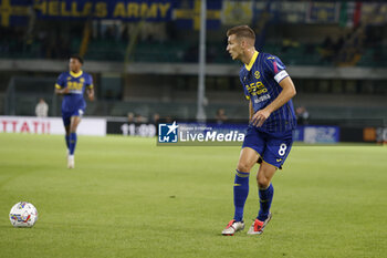 2024-09-20 - Darko Lazovic of Hellas Verona FC play the ball during Hellas Verona FC vs Torino FC , 5° Serie A Enilive 2024-25 game at Marcantonio Bentegodi Stadium in Verona (VR), Italy, on September 20, 2024. - HELLAS VERONA FC VS TORINO FC - ITALIAN SERIE A - SOCCER