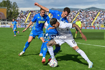 2024-10-20 - SSC Napoli's defender Mathias Olivera against Empoli FC's forward Sebastiano Esposito - EMPOLI FC VS SSC NAPOLI - ITALIAN SERIE A - SOCCER