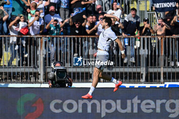 2024-10-20 - SSC Napoli's forward Khvicha Kvaratskhelia celebrates after scoring a goal - EMPOLI FC VS SSC NAPOLI - ITALIAN SERIE A - SOCCER