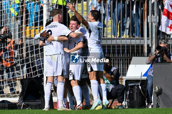 2024-10-20 - SSC Napoli's players celebrate after a goal - EMPOLI FC VS SSC NAPOLI - ITALIAN SERIE A - SOCCER