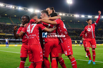 2024-10-21 - The team (AC Monza) celebrates the goal of Dany Mota (AC Monza) - HELLAS VERONA FC VS AC MONZA - ITALIAN SERIE A - SOCCER