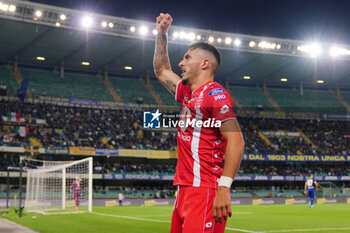 2024-10-21 - Dany Mota (AC Monza) celebrates the goal - HELLAS VERONA FC VS AC MONZA - ITALIAN SERIE A - SOCCER