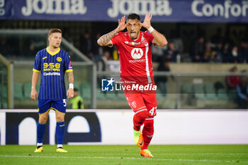 2024-10-21 - Dany Mota (AC Monza) celebrates the goal - HELLAS VERONA FC VS AC MONZA - ITALIAN SERIE A - SOCCER