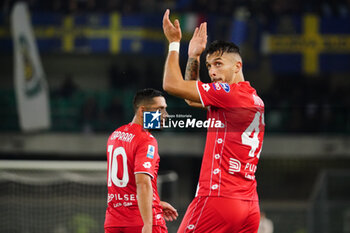 2024-10-21 - Dany Mota (AC Monza) celebrates the goal - HELLAS VERONA FC VS AC MONZA - ITALIAN SERIE A - SOCCER