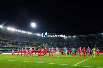 2024-10-21 - The team (AC Monza) celebrates the win - HELLAS VERONA FC VS AC MONZA - ITALIAN SERIE A - SOCCER