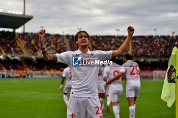 2024-10-20 - Andrea Colpani of Fiorentina celebrates after scoring a goal - US LECCE VS ACF FIORENTINA - ITALIAN SERIE A - SOCCER