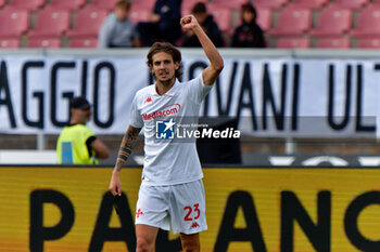 2024-10-20 - Andrea Colpani of Fiorentina celebrates after scoring a goal - US LECCE VS ACF FIORENTINA - ITALIAN SERIE A - SOCCER