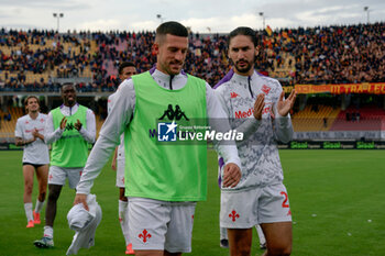 2024-10-20 - Cristiano Biraghi of Fiorentina and Yacine Adli of Fiorentina - US LECCE VS ACF FIORENTINA - ITALIAN SERIE A - SOCCER