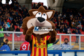 2024-10-20 - mascotte US Lecce Lupetto Wolfy - US LECCE VS ACF FIORENTINA - ITALIAN SERIE A - SOCCER