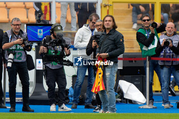 2024-10-20 - Lecce legend Lorenzo Stovini - US LECCE VS ACF FIORENTINA - ITALIAN SERIE A - SOCCER