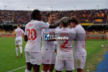 2024-10-20 - Players of Fiorentina celebrates the victory - US LECCE VS ACF FIORENTINA - ITALIAN SERIE A - SOCCER