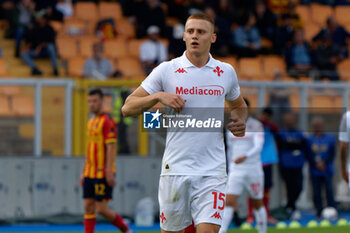 2024-10-20 - Pietro Comuzzo of Fiorentina - US LECCE VS ACF FIORENTINA - ITALIAN SERIE A - SOCCER