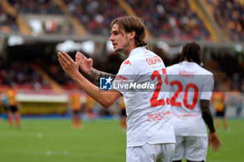 2024-10-20 - Andrea Colpani of Fiorentina celebrates after scoring a goal - US LECCE VS ACF FIORENTINA - ITALIAN SERIE A - SOCCER